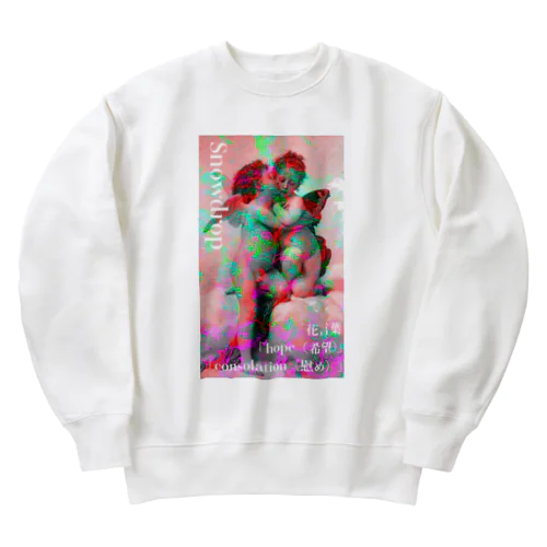 花言葉シリーズ(Snowdrop) Heavyweight Crew Neck Sweatshirt