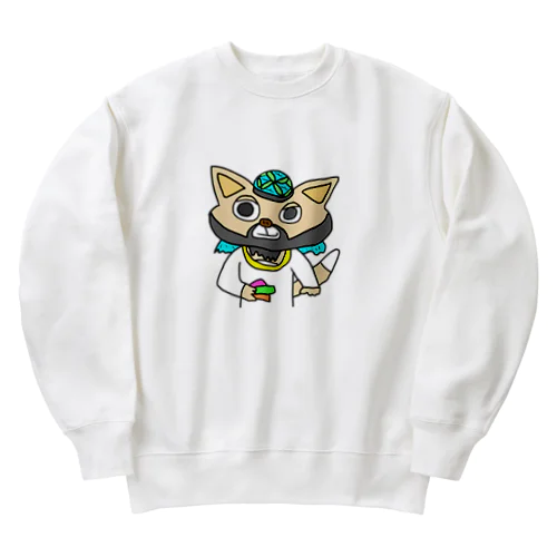 石油王じぇら Heavyweight Crew Neck Sweatshirt