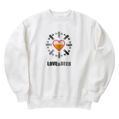 LOVE & BEER Heavyweight Crew Neck Sweatshirt