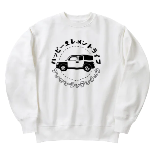 ハッピーエレメントライフ Heavyweight Crew Neck Sweatshirt