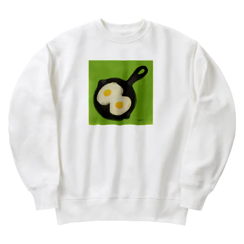 目玉焼き Heavyweight Crew Neck Sweatshirt