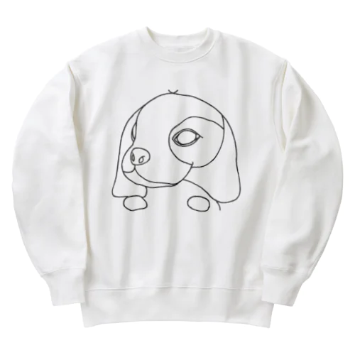 現代アートいっくん Heavyweight Crew Neck Sweatshirt