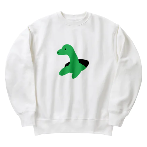 穴ザウルス　-ブラキオ- Heavyweight Crew Neck Sweatshirt