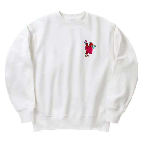 ハート！ Heavyweight Crew Neck Sweatshirt