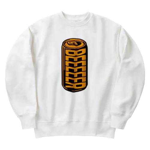 缶ビール BEEEEER カラー Heavyweight Crew Neck Sweatshirt