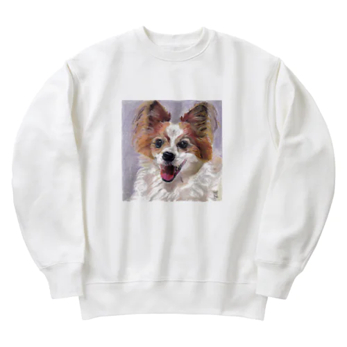 華麗なパピヨン① Heavyweight Crew Neck Sweatshirt