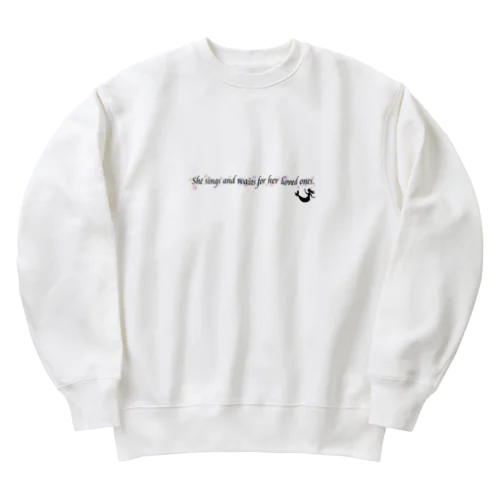 SINGING MERMAID Heavyweight Crew Neck Sweatshirt