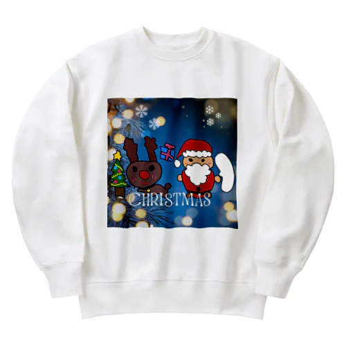 Merry Christmas🎅🏻🍒 Heavyweight Crew Neck Sweatshirt