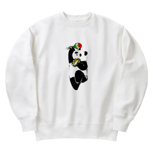 PARTY TIME パンダ Heavyweight Crew Neck Sweatshirt