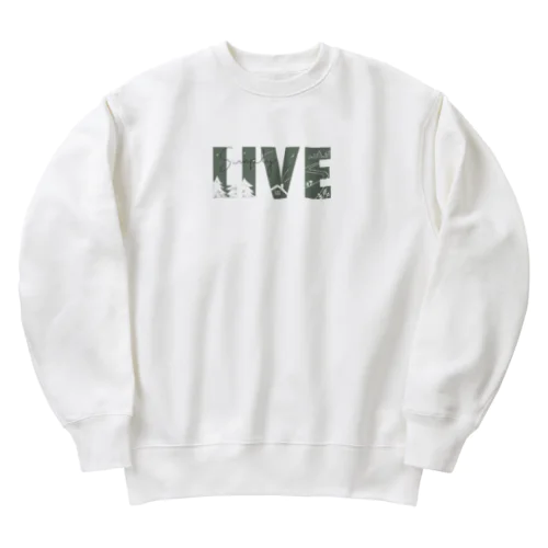 シンプルに生きる Heavyweight Crew Neck Sweatshirt