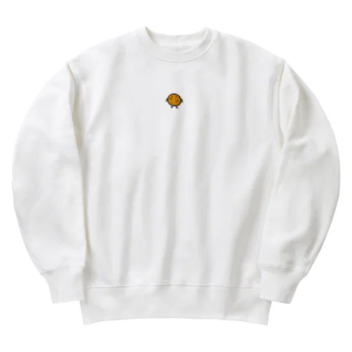 草加せんべいくん Heavyweight Crew Neck Sweatshirt