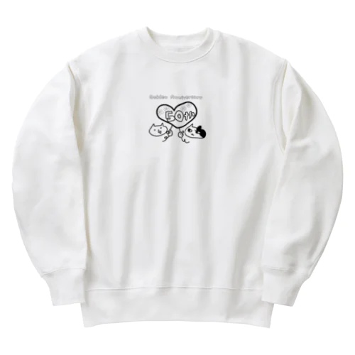 金婚式のトトメルちゃん Heavyweight Crew Neck Sweatshirt