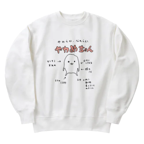 やわめ 生態 Heavyweight Crew Neck Sweatshirt