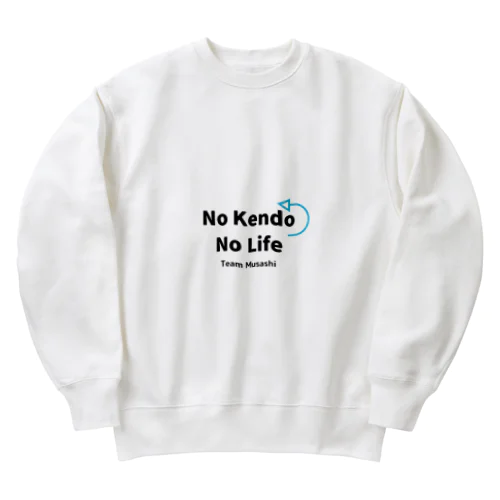 No Kendo No Life Team Musashi Heavyweight Crew Neck Sweatshirt