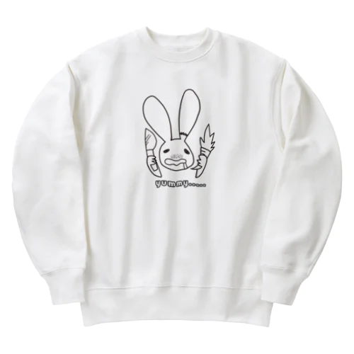 yummyうさぎ Heavyweight Crew Neck Sweatshirt