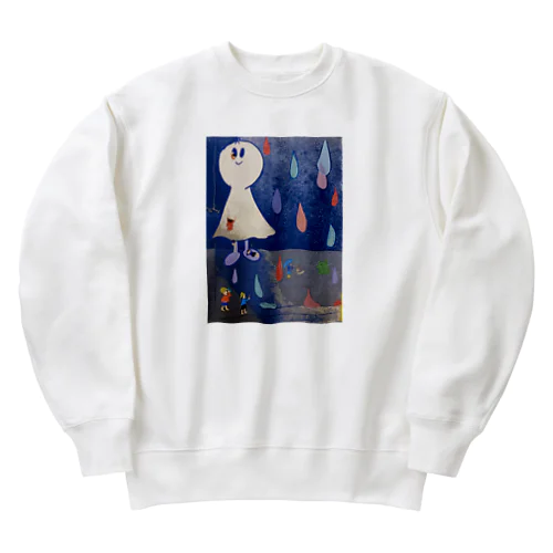 てるてる坊主 Heavyweight Crew Neck Sweatshirt