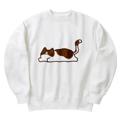 くつろぎネコちゃん Heavyweight Crew Neck Sweatshirt