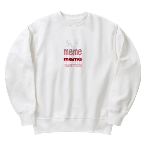 meme Heavyweight Crew Neck Sweatshirt