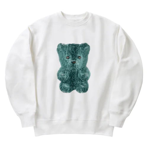 あおのくまちゃむ Heavyweight Crew Neck Sweatshirt