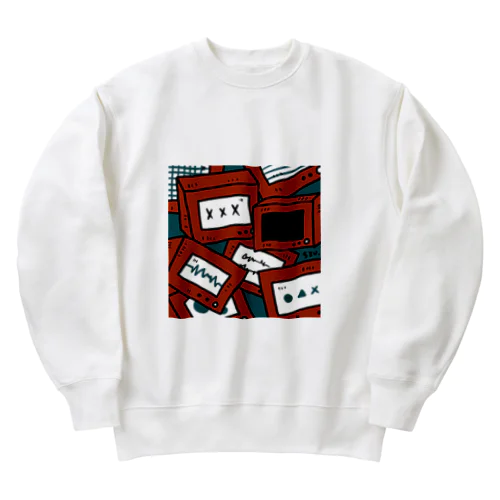 てれび Heavyweight Crew Neck Sweatshirt