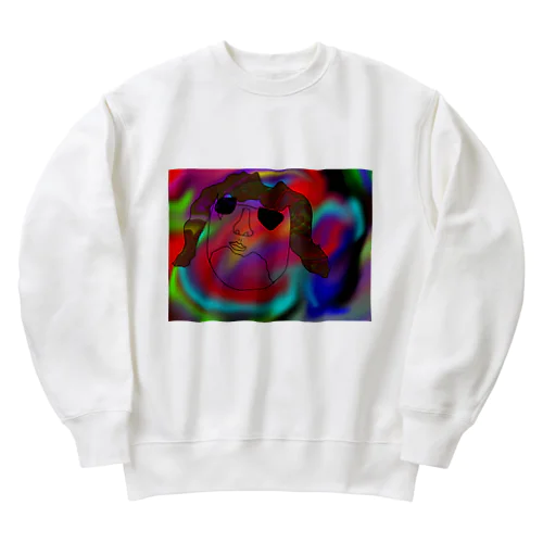 リズミック Heavyweight Crew Neck Sweatshirt