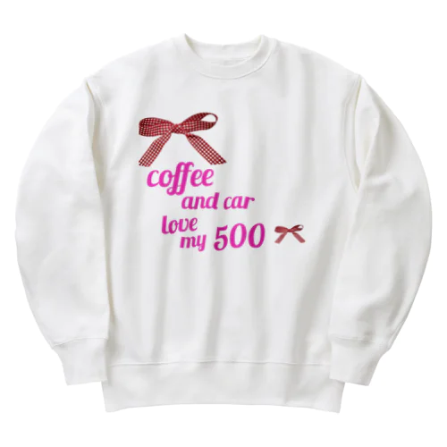 コーヒーとクルマが好きな女の子のために Heavyweight Crew Neck Sweatshirt