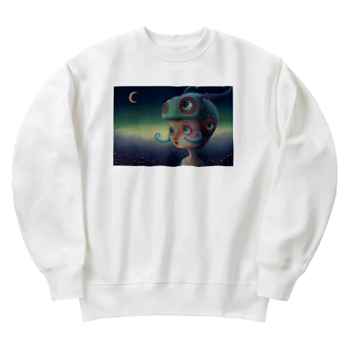 頭の中がVR君 Heavyweight Crew Neck Sweatshirt