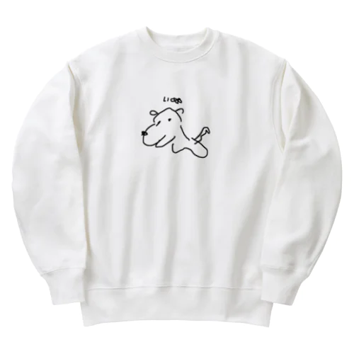 左手いぬ Heavyweight Crew Neck Sweatshirt