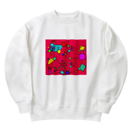 カラフルポップ Heavyweight Crew Neck Sweatshirt