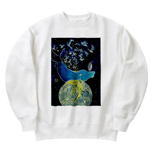 『星月夜に染まる』 Heavyweight Crew Neck Sweatshirt