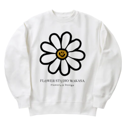 FLOWER STUDIO WAKASA ロゴマーク Heavyweight Crew Neck Sweatshirt