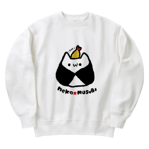 ねこむすび(天) Heavyweight Crew Neck Sweatshirt