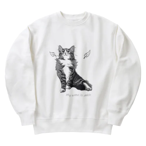 ノルエージャンフォレストキャット　angel　Angel Heavyweight Crew Neck Sweatshirt