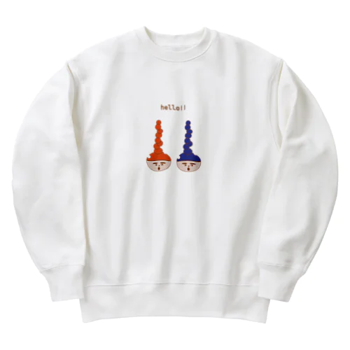 hello!! Heavyweight Crew Neck Sweatshirt