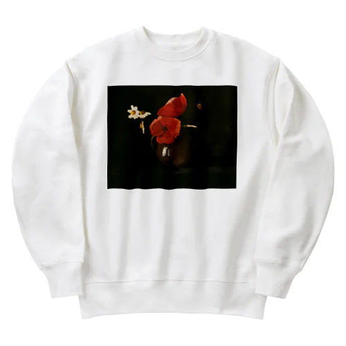 ポピーとデイジー Heavyweight Crew Neck Sweatshirt