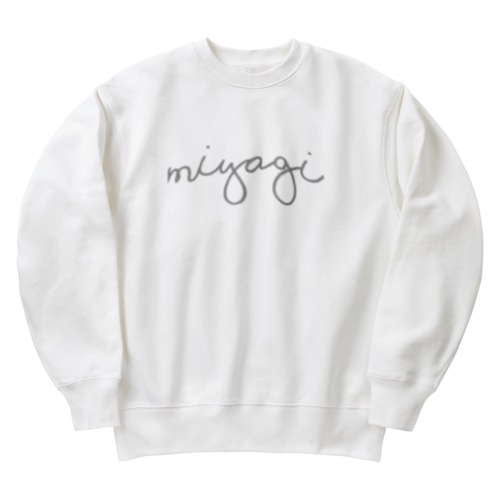 トレーナー「宮城」 Heavyweight Crew Neck Sweatshirt