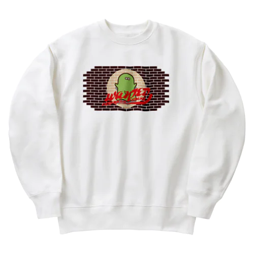 ウォンテッド!クロマキーおばけ Heavyweight Crew Neck Sweatshirt