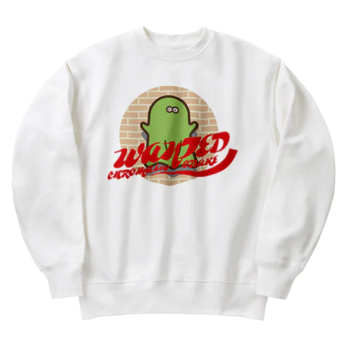 ウォンテッド!クロマキーおばけ Heavyweight Crew Neck Sweatshirt