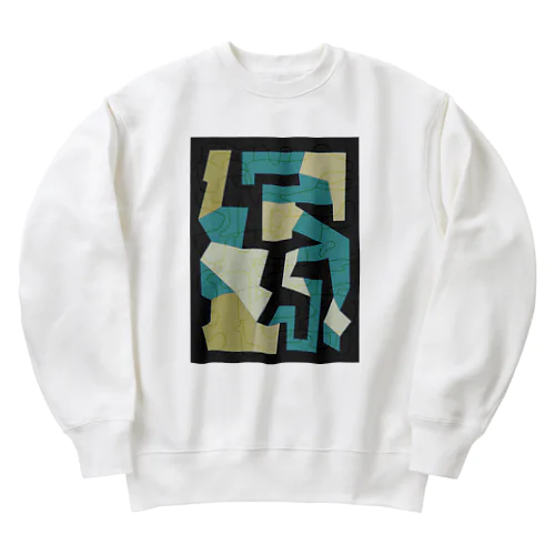 幾何学B Heavyweight Crew Neck Sweatshirt