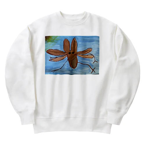 くわがたさん Heavyweight Crew Neck Sweatshirt