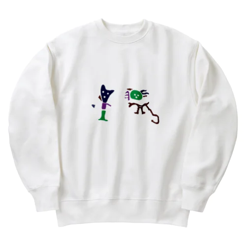 ナスカの地上絵 Heavyweight Crew Neck Sweatshirt