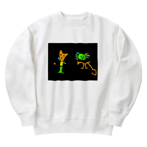 ナスカの地上絵 Heavyweight Crew Neck Sweatshirt