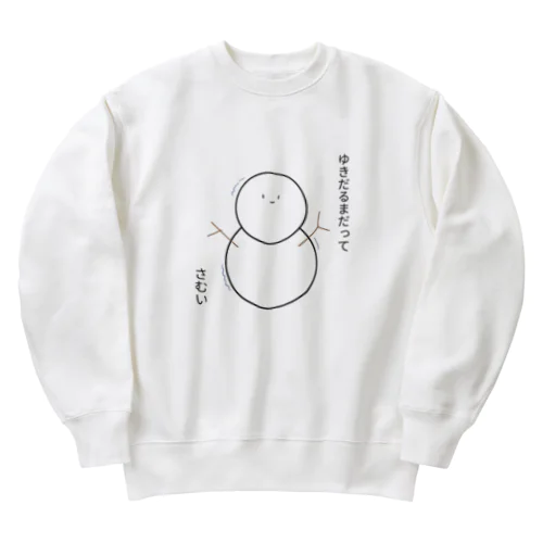 寒がり雪だるま Heavyweight Crew Neck Sweatshirt