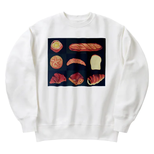 パンの絵 Heavyweight Crew Neck Sweatshirt