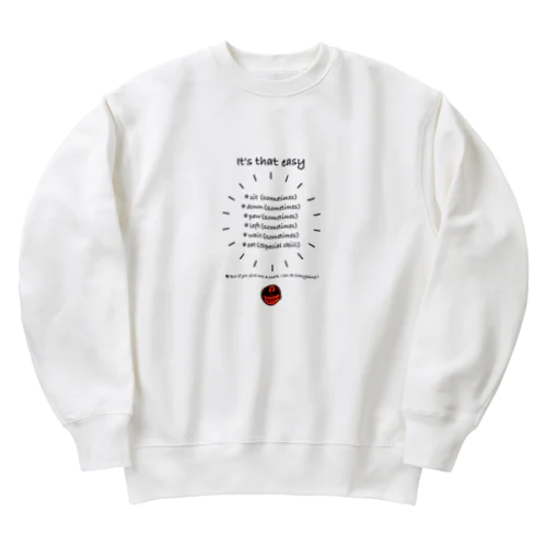 得意技 Heavyweight Crew Neck Sweatshirt