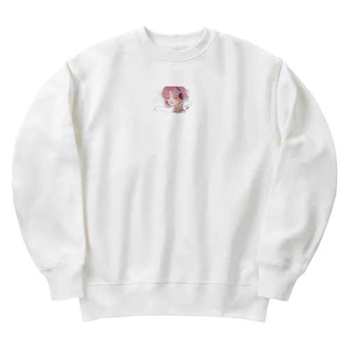 SUZURI限定　ほのか×炭酸水　オリジナルグッズ Heavyweight Crew Neck Sweatshirt