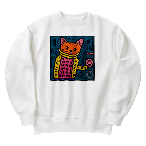 カラフルな生き物シリーズ Heavyweight Crew Neck Sweatshirt