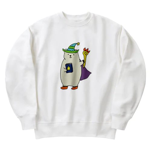 魔女っ子くま Heavyweight Crew Neck Sweatshirt