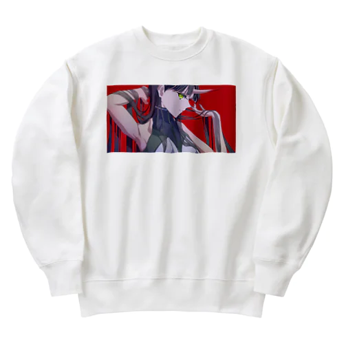 鬼 Heavyweight Crew Neck Sweatshirt