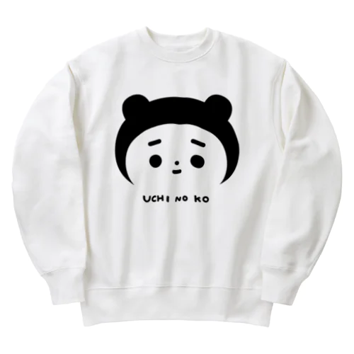 うちの子シルエット Heavyweight Crew Neck Sweatshirt